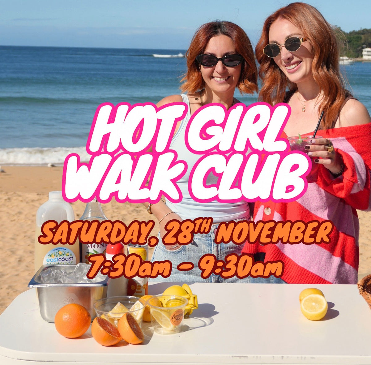 Hot Girl Walk Club | Saturday 28 November | Terrigal NSW
