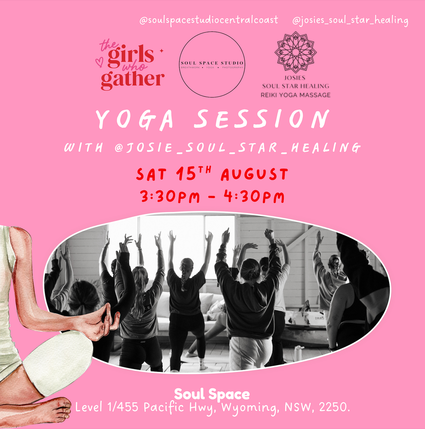 Yoga Session with Josie | Saturday 15 August | Wyoming NSW