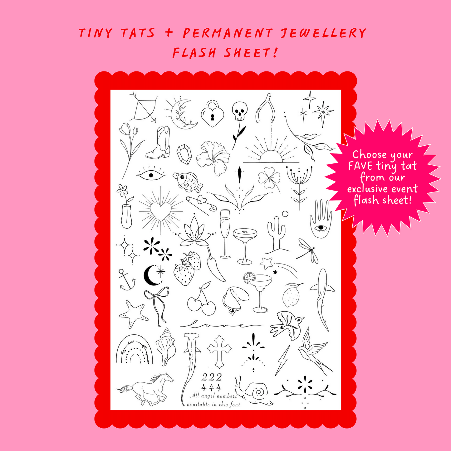 Tiny Tats & Permanent Jewellery | Saturday 29 August | Erina NSW
