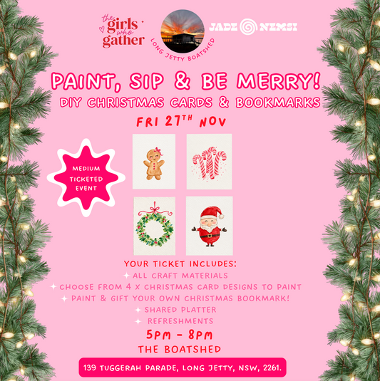 Paint, Sip & Be Merry | Friday 27 November | Long Jetty NSW