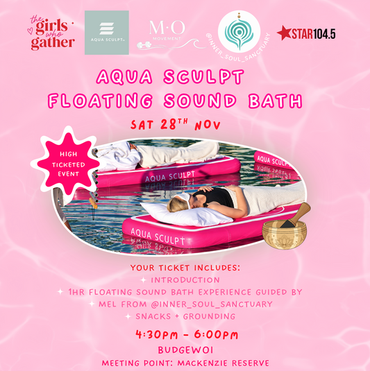 Aqua Sculpt Floating Sound Bath | Saturday 28 November | Budgewoi NSW