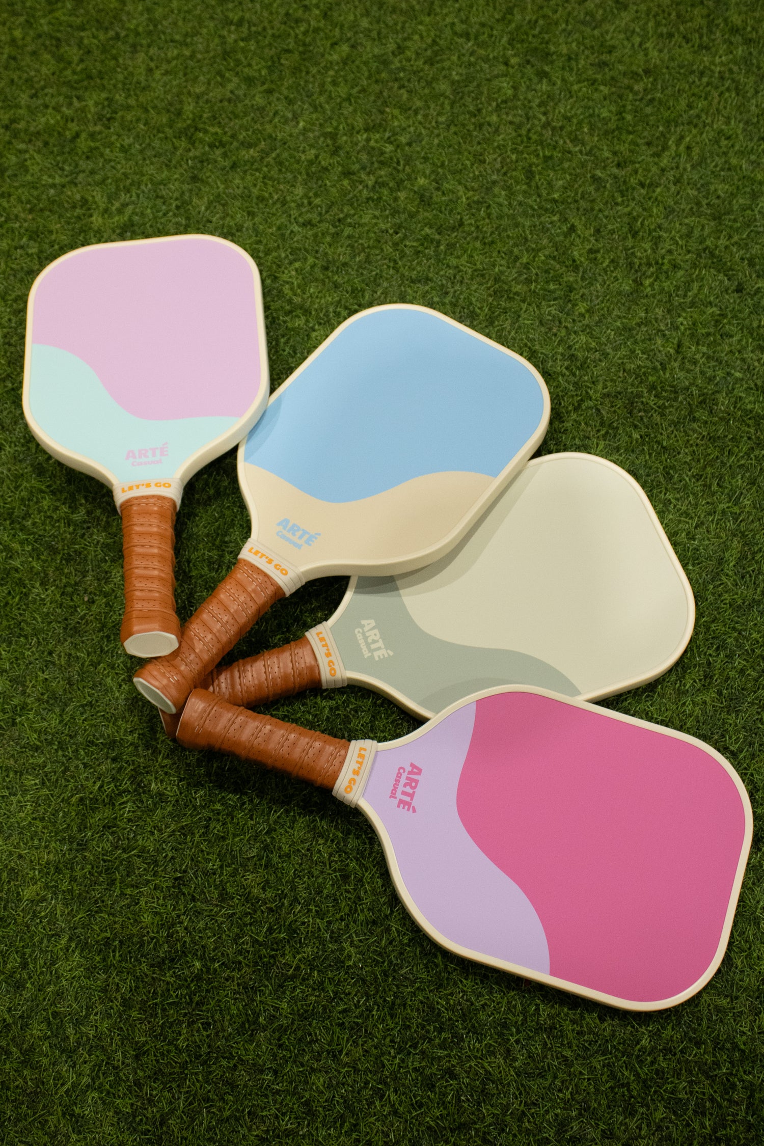 ARTE Pickleball paddles used at The Girls Who Gather pickleball events on the Central Coast, showcasing premium paddles from our affiliate partner.