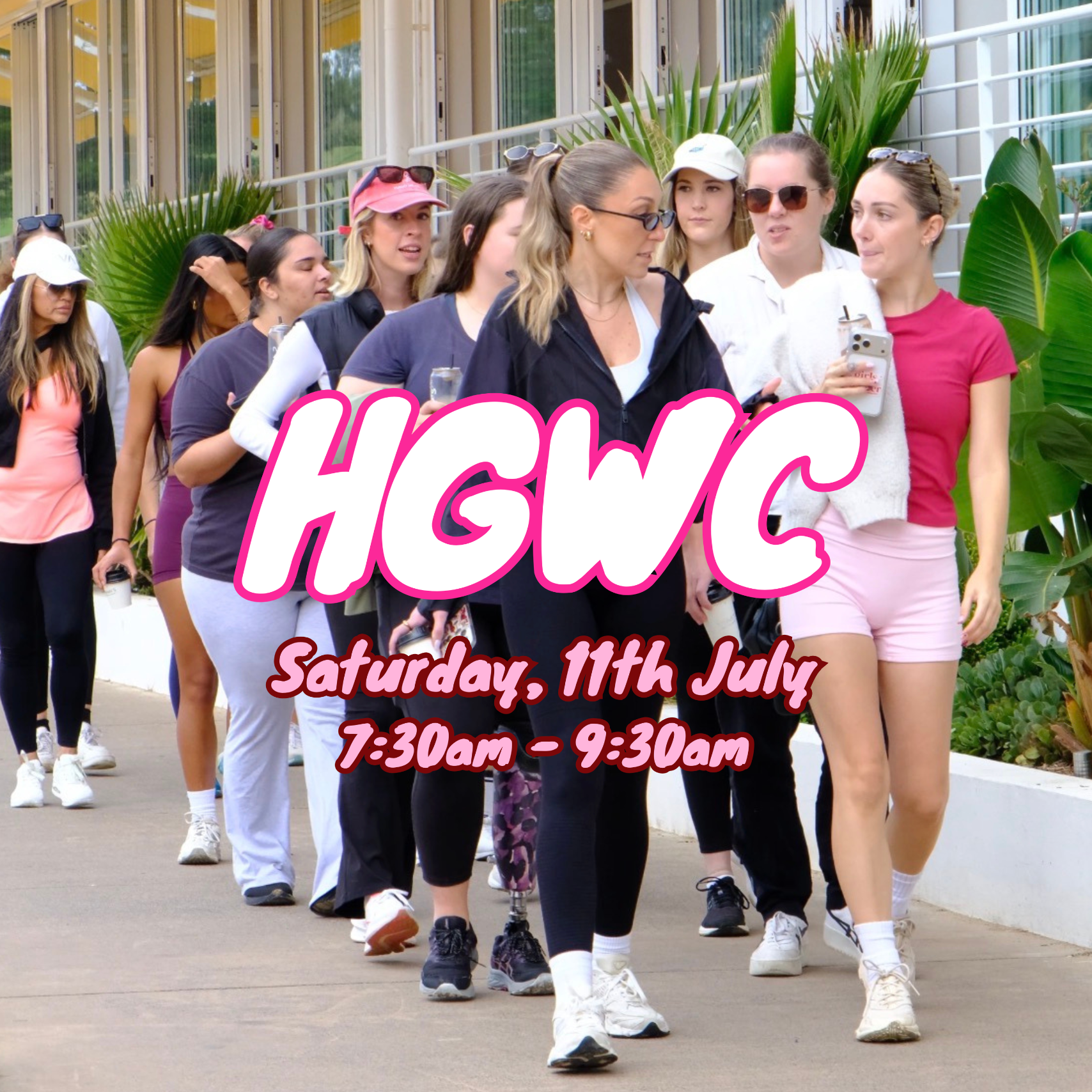 Women participating in The Girls Who Gather Hot Girl Walk Club in Terrigal on the Central Coast. Free community walk helping women stay active, meet like-minded women and build genuine friendships.