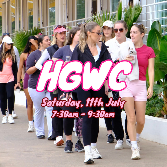 Women participating in The Girls Who Gather Hot Girl Walk Club in Terrigal on the Central Coast. Free community walk helping women stay active, meet like-minded women and build genuine friendships.