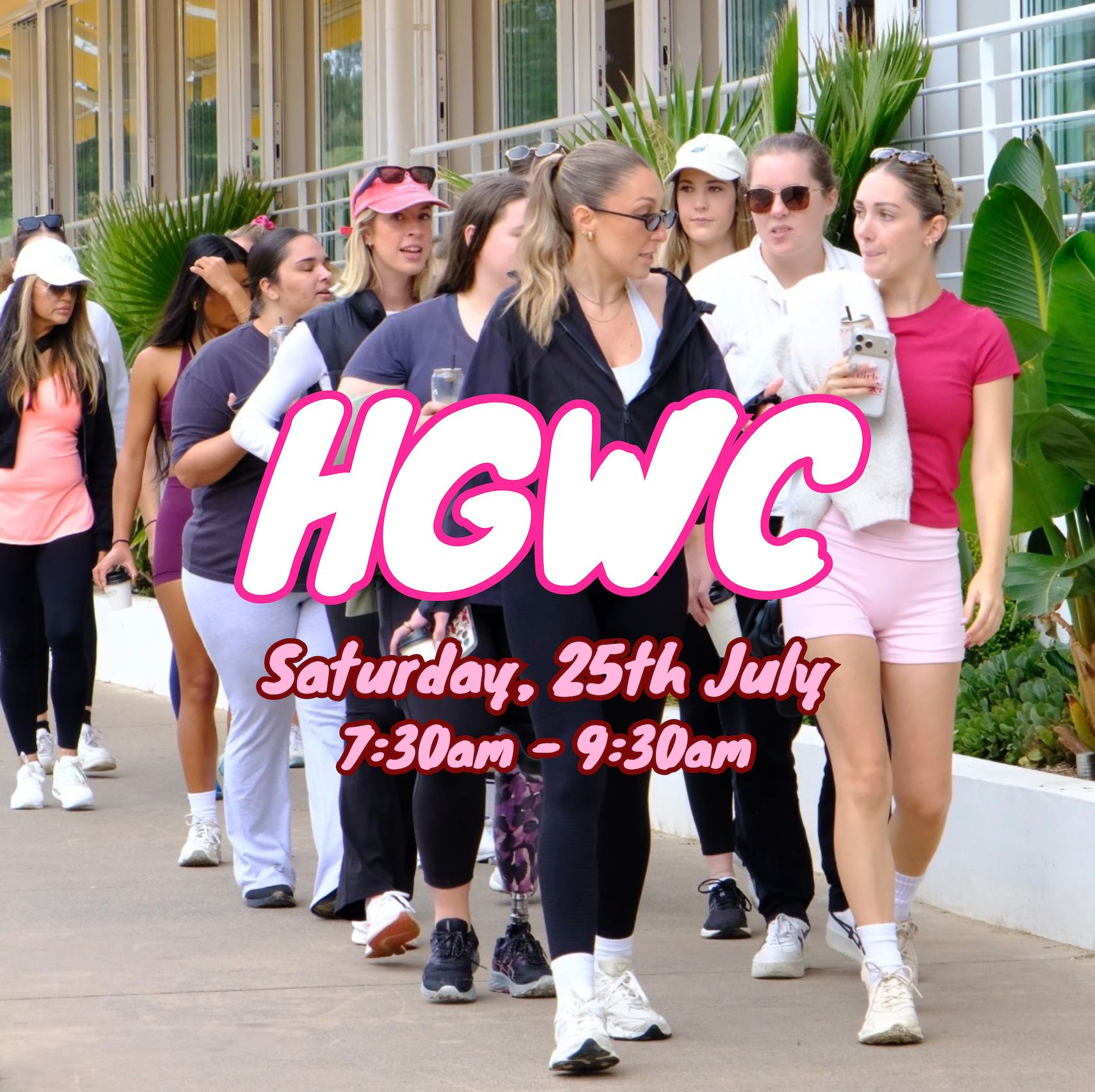 Women participating in The Girls Who Gather Hot Girl Walk Club in Terrigal on the Central Coast. Free community walk helping women stay active, meet like-minded women and build genuine friendships.