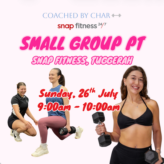 Women participating in The Girls Who Gather Small Group Personal Training class at Snap Fitness Tuggerah on the Central Coast. Beginner-friendly fitness event for women looking to exercise, make friends and build confidence.